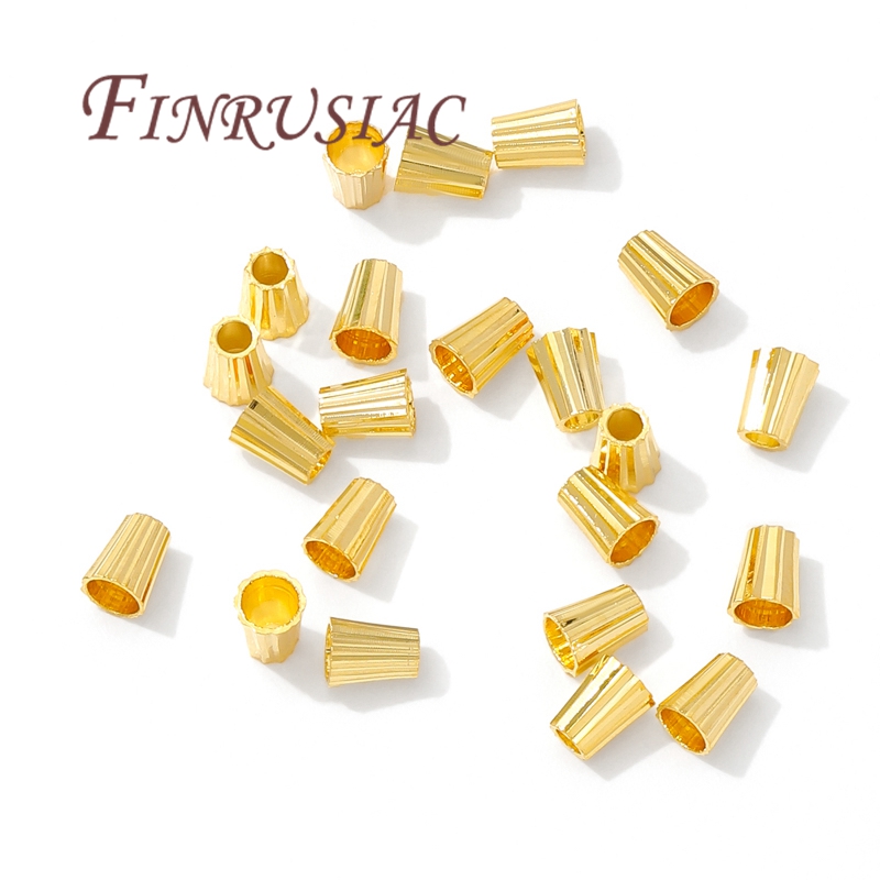 18K Gold Plated Brass Tube Bea - Jewelry Making Youtube recensie en prijs