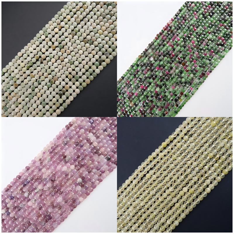 4x4mm Faceted round natural st - Jewelry Making Store recensie en prijs