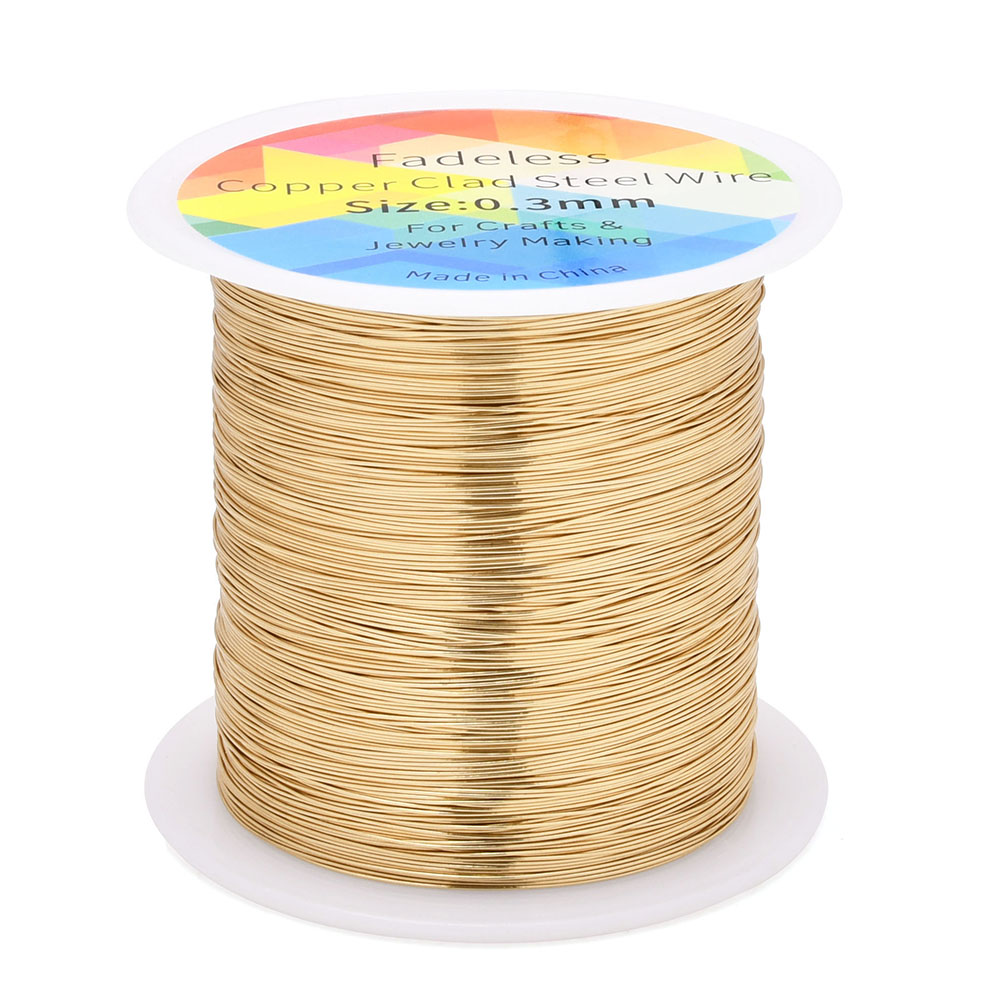 100m/328ft Fadeless Copper Cla - Jewelry Making Thread recensie en prijs