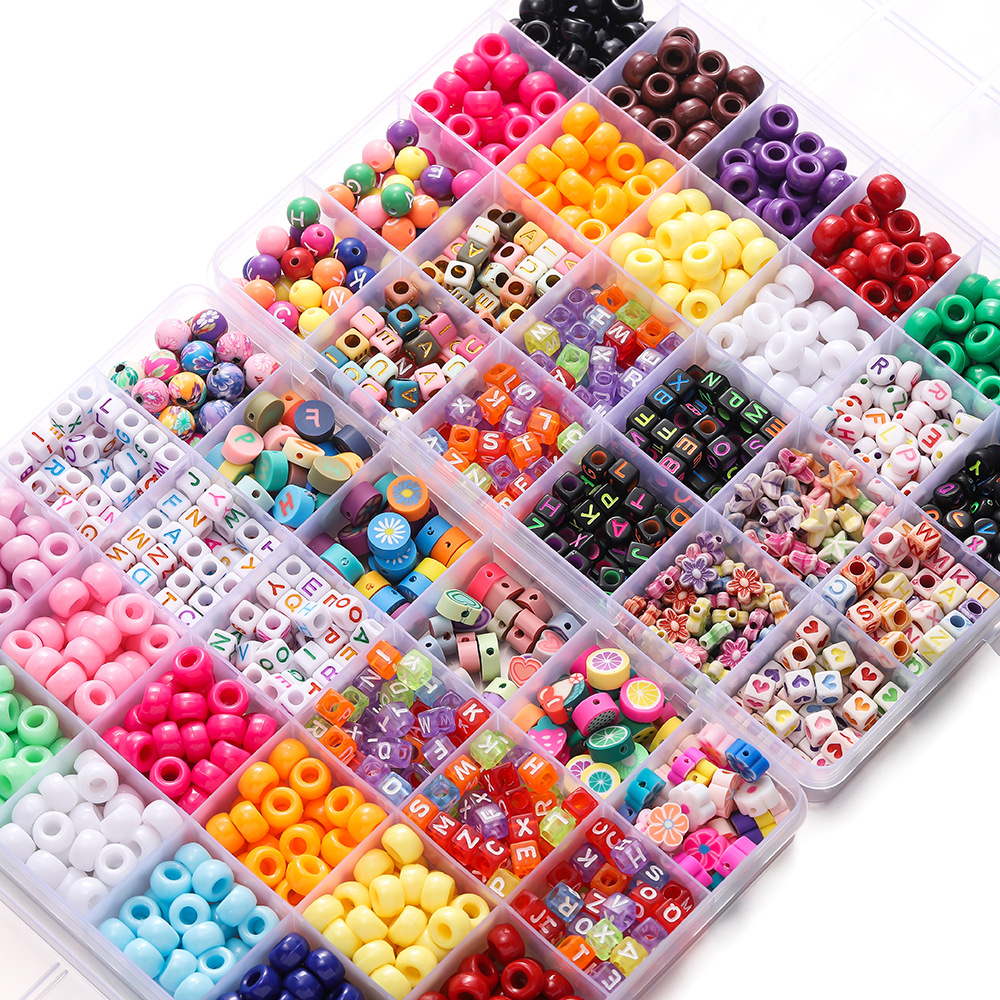 1 Box Colorful Acrylic Pony Be - Jewelry Making For Birthday Party recensie en prijs
