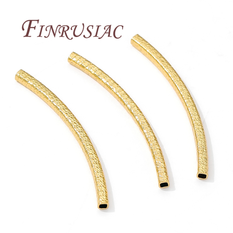 35mm*2mm 18K Gold Plated Tube  - Jewelry Making Youtube recensie en prijs